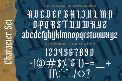 Angel Wish Blackletter Font 13