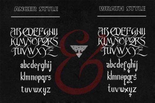 Anger And Wrath Font 2