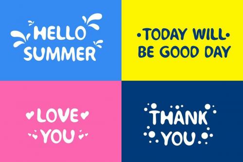 Aqualo Cute Display Font 3