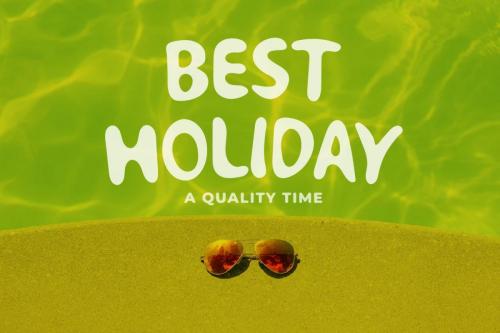 Aqualo Cute Display Font 4