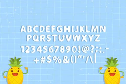 Aqualo Cute Display Font 5