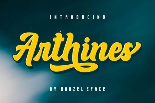 Arthines Script Font 1