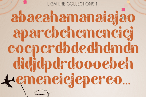 Autolinker Fancy Ligature Font 8