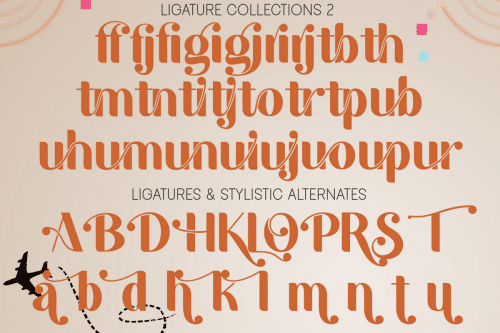 Autolinker Fancy Ligature Font 9