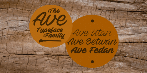 Ave Bold Script Font 1
