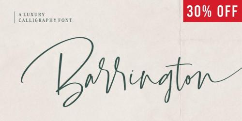 Barrington Calligraphy Font