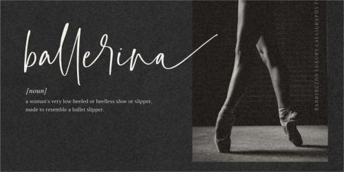 Barrington Calligraphy Font 9