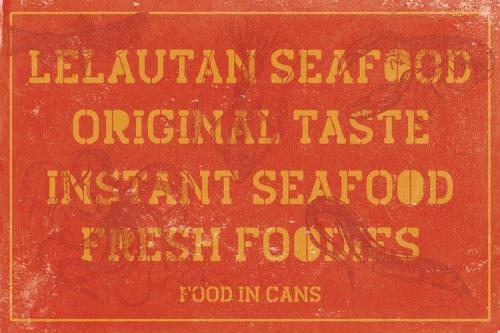 Baskar Stencil Display Font 10