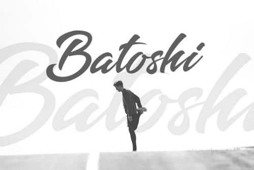 Batoshi Brush Font