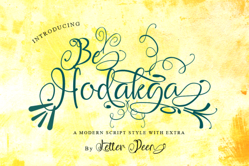 Be Hodakga Modern Script Font 1