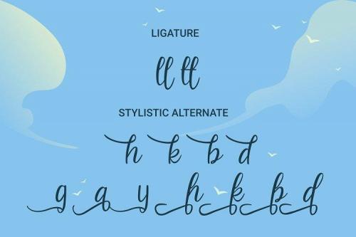 Beach Umbrella Font 4