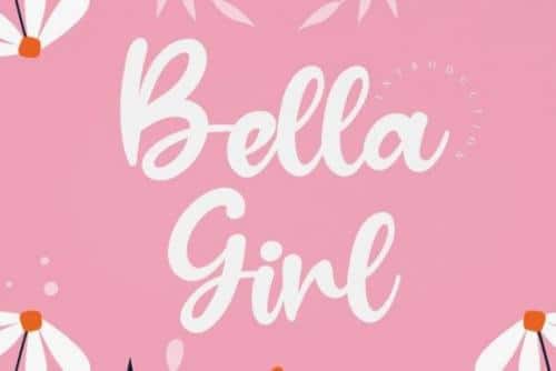 Bella Girl Script Font 1