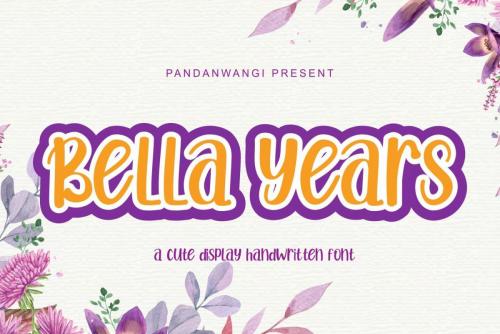 Bella Years Font 7