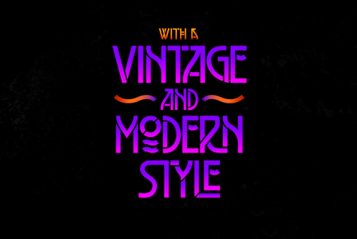 Belladona Stencil Typeface 7