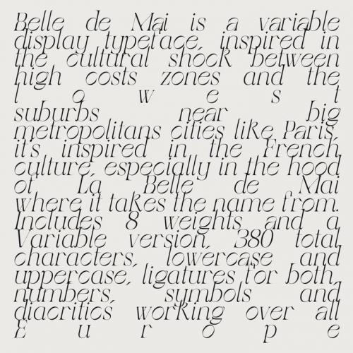 Belle de Mai Font Family 10