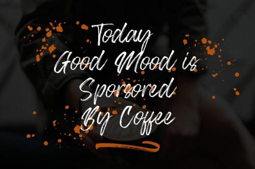 Blackpine Brush Font 4