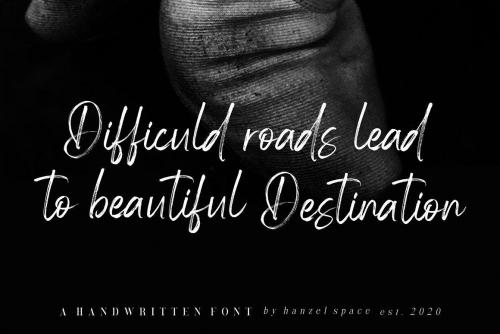 Blingstone Brush Font 7