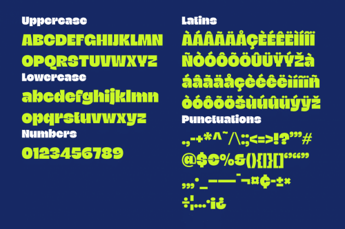 Blogh Display Font 9