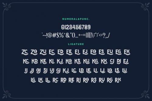 Blue Spirits Display Font 8