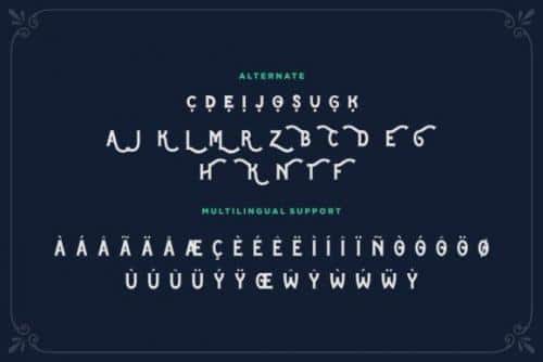 Blue Spirits Display Font 9