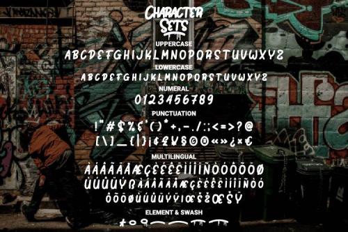 Bomb Da Gone Display Font 9