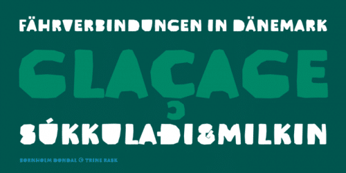 Bornholm Dondal Font 1