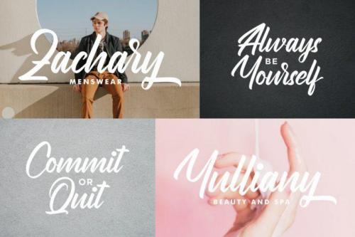 Brainlies Calligraphy Font 7