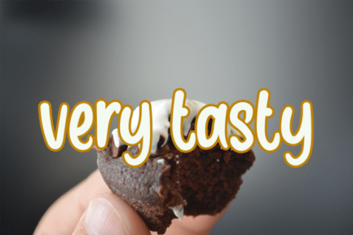 Brownie Cake Display Font 3