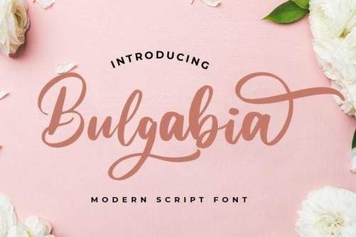 Bulgabia Calligraphy Font 1