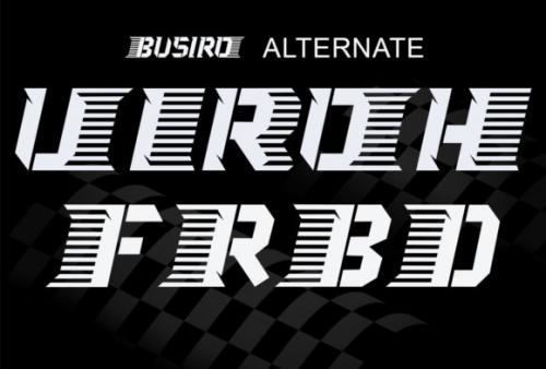 Busero Font 12