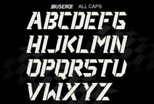 Busero Font 8