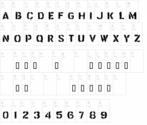 CF-Trash-Zone-Font-10