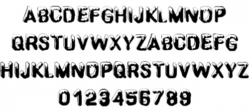 CF SnowBall Font 1