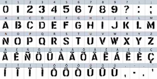 CF Trash Zone Font 5