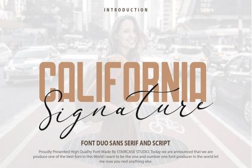 California Signature Font