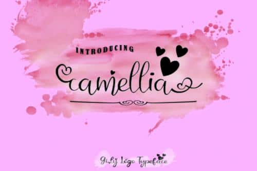 Camellia Font