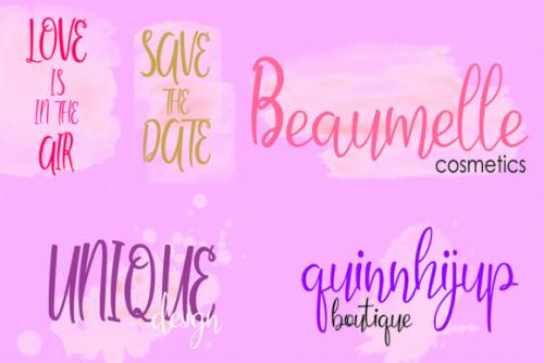 Camellia Font 5