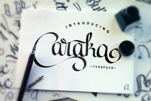 Caraka Script Font 1