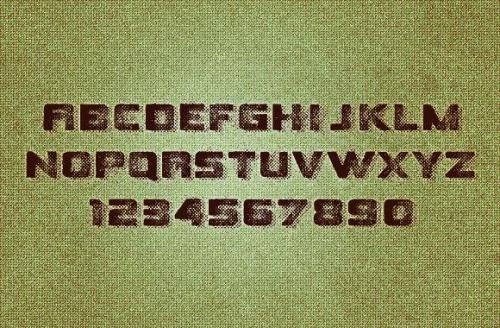Cascade A Free Grunge Font Face 3