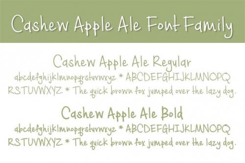 Cashew Apple Ale font