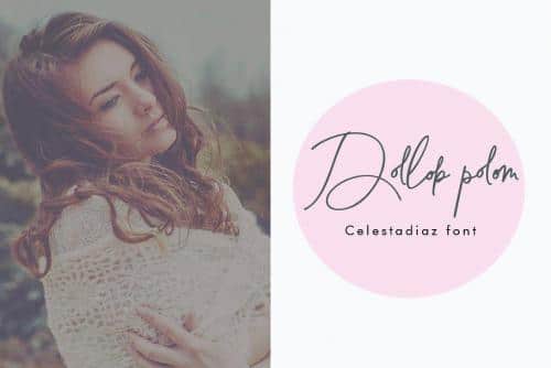 Celesta Diaz Script Font 1