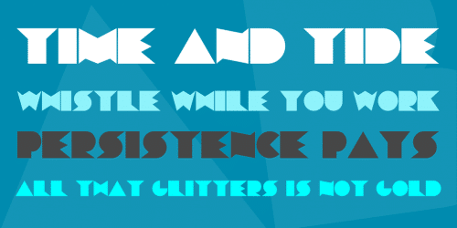 Chainsaw Geometric Font 2