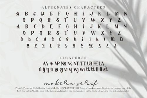 Charlotte Giselle Serif Font 9