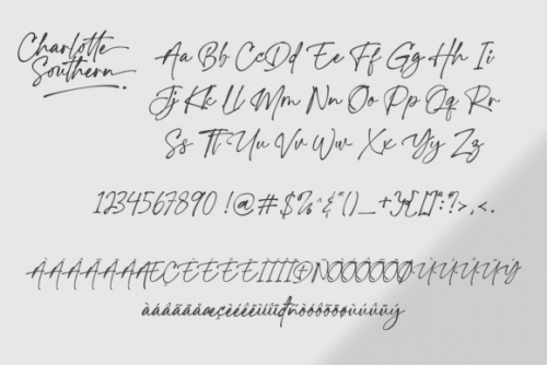 Charlotte Southern Font 6