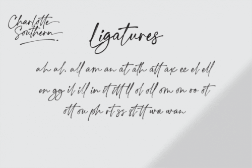 Charlotte Southern Font 9