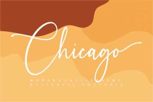 Chicago Calligraphy Font 1