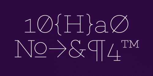 Choplin Font Family 11