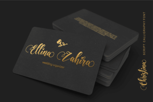 Christina Calligraphy Font 9