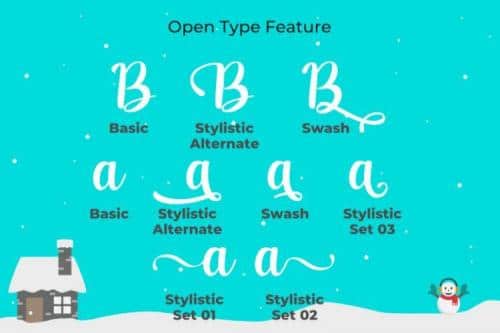 Christmas And Santona Script Font 8