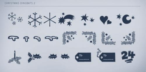 Christmas Dingbats Font 4